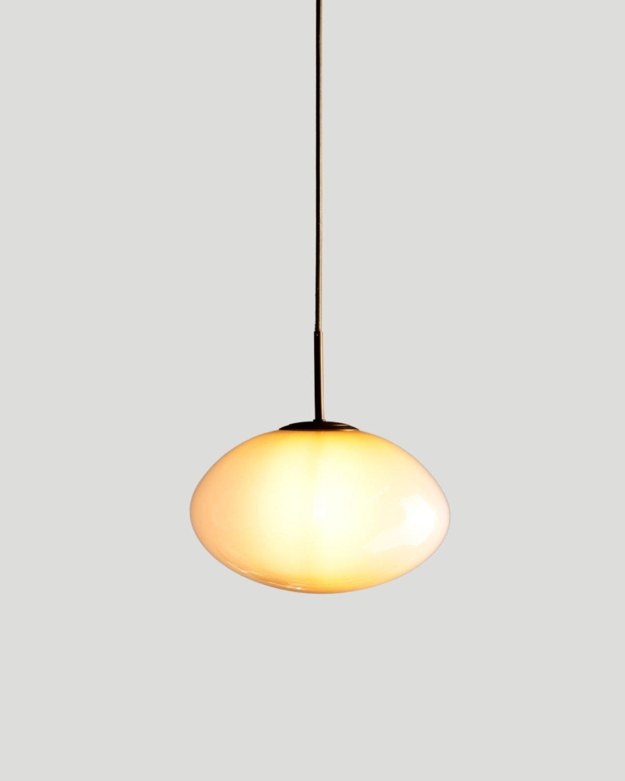 Mellow Oval Pendant Light | Translucent | Apricot / Small / White ...