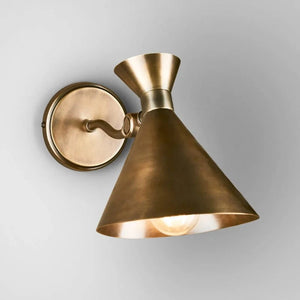Mid-Century Conical Wall Lamp