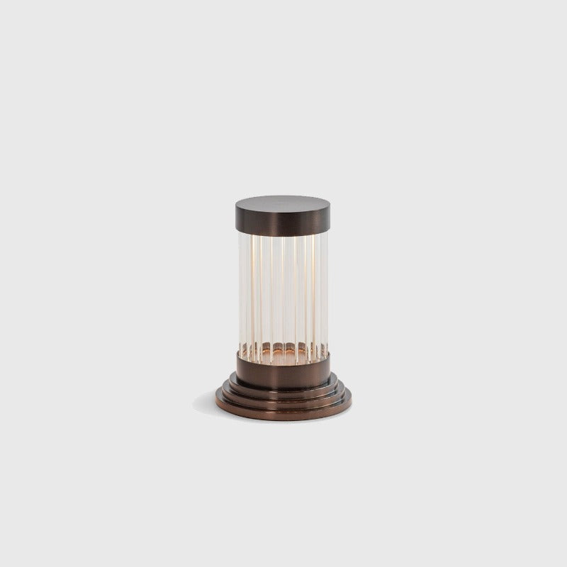 Mini Reeded Glass Table Lamp – Lighting Collective