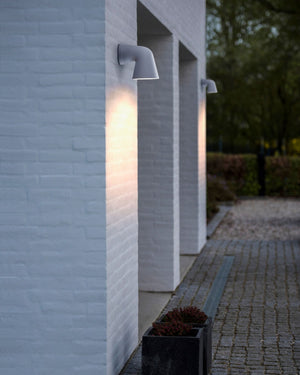 Minimal Single LED Wall Light | White