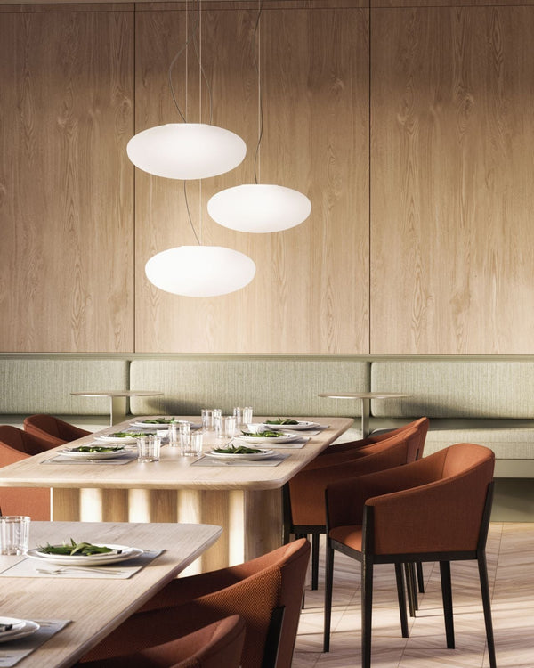 Minimalist Contemporary White Pendant