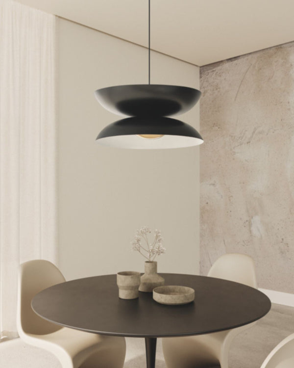 Minimalist Double Disc Pendant