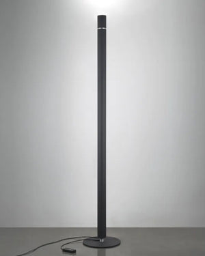 Tall cylindrical floor lamp
