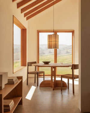 Minimalist Linen Trio Cluster Pendant | Hashira - Lighting Collective