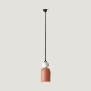 Minimalist Marble Ornament Pendant Light | Terracotta | Lighting Collective