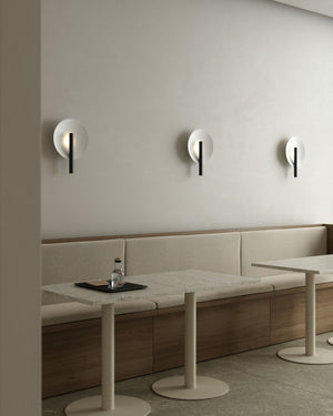 Minimalist Metal Plate Indirect Wall Light