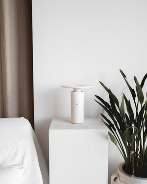 Modern Ceramic Portable Table Lamp | Nais - Lighting Collective