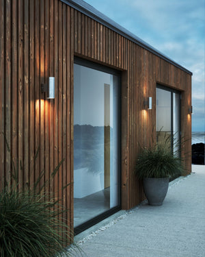 Modern Cylindrical Maxi Up Down Wall Light exterior