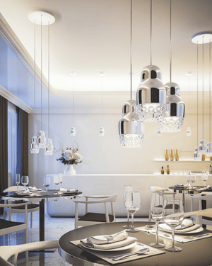 Modern Venetian Glass Pendant Light - Lighting Collective
