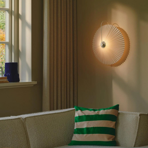 Modern Pleated Wall Light | Lighting Collective