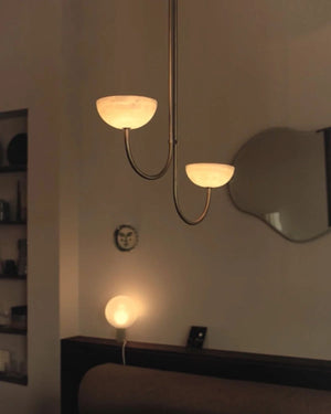 Onyx Stone Asymmetrical Pendant | Aurelia-lighting-collective