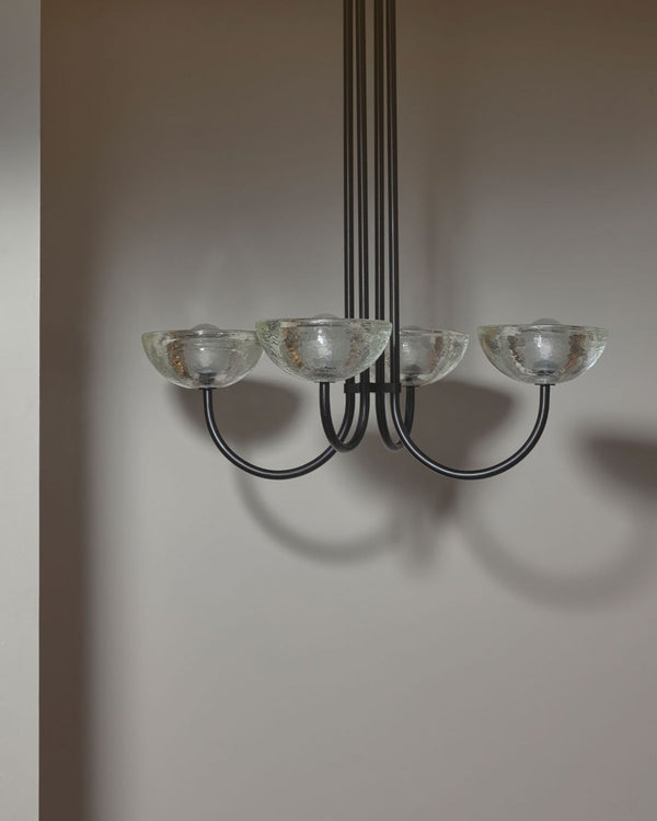 Glass / Brushed Black