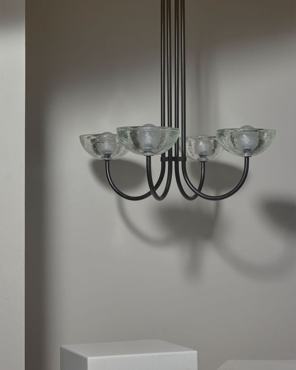 Glass / Brushed Black / Small