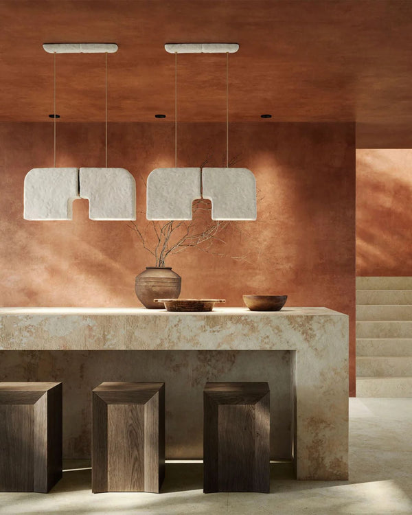 Organic Ceramic Pendant Light