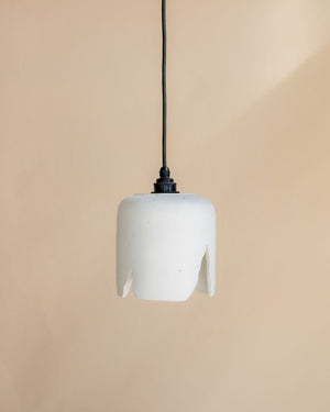 Organic Concrete Pendant Light-Lighting Collective