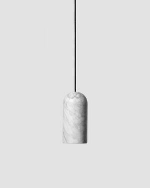 White marble-textured pendant light