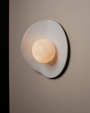 Organic Folded Wall Light | Pond Light On