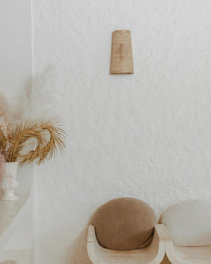 Organic Rattan Wall Sconce