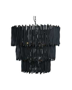 Organic Wooden Tiered Pendant - Lighting Collective