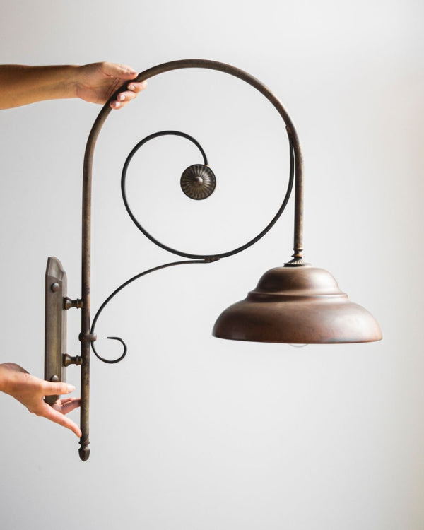 Ornamental Brass Wall Light | Ex Display | SALE