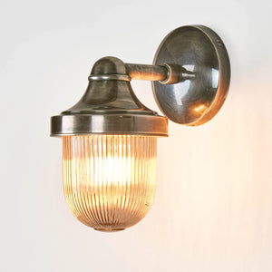 Outdoor Classic Brass Wall Light | Lighting Collective | Light Turned On