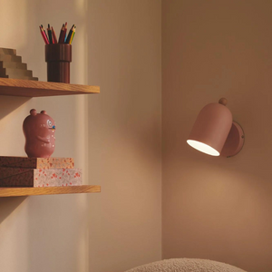 Pastel Nordic Adjustable Wall Light | Dusty Rose