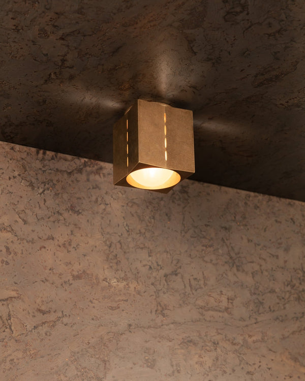 Small / Tumbled Brass