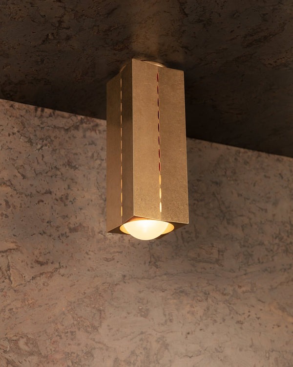 Large / Tumbled Brass