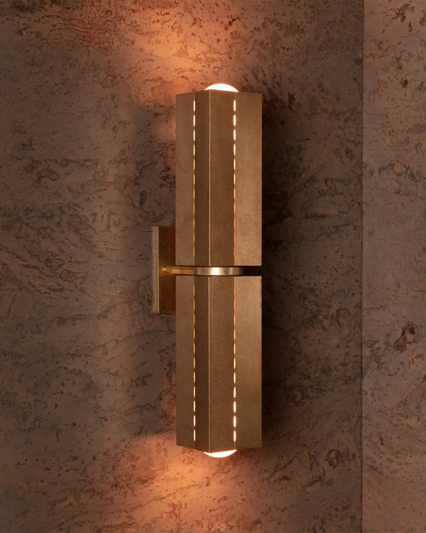 Large / Tumbled Brass