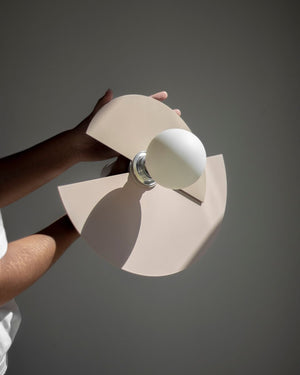 Playful Half - Moon Steel Wall Light | Ex Display | SALE - Lighting Collective