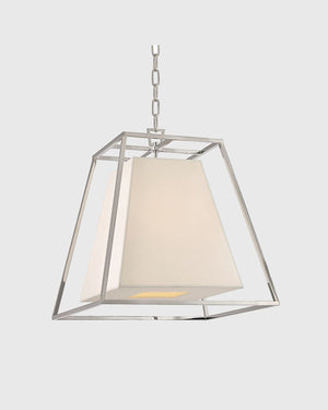 Polished Chrome Geometric Pendant - Lighting Collective