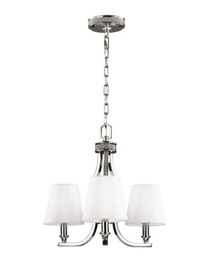 Polished Nickel Chain Chandelier-Lighting Collective