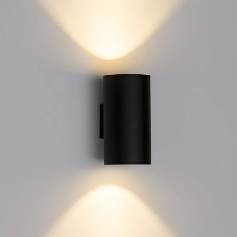 Up & Down Exterior Pillar Wall Light | TRIColour – Lighting Collective
