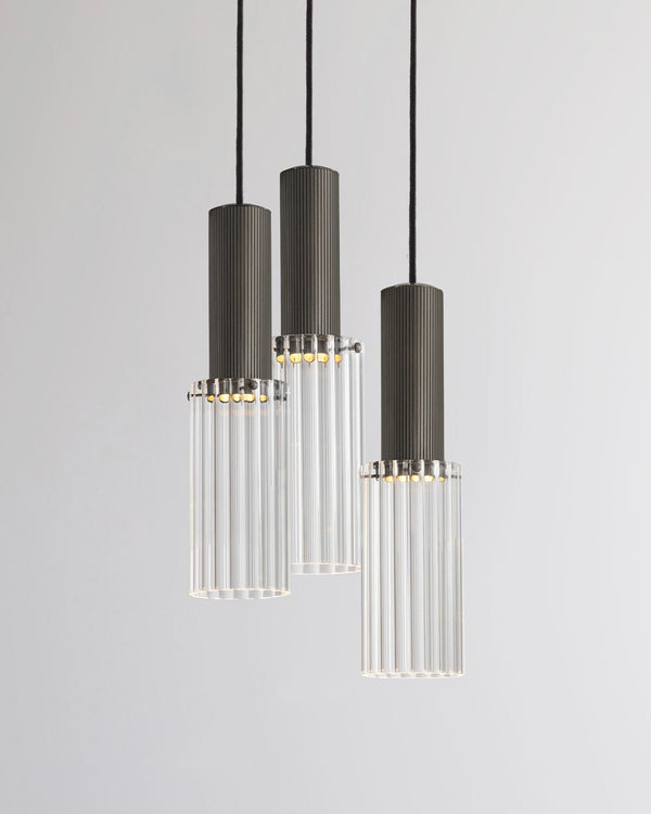 3lt Pendant / Bronze / Clear