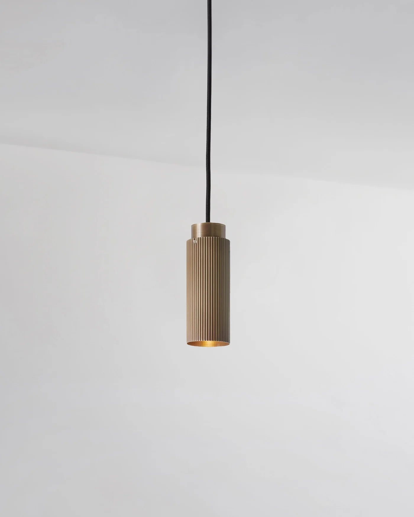 Reeded Metal Pendant Light | Lighting Collective