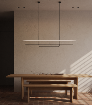 Reflector Linear Pendant | Black | Lighting Collective