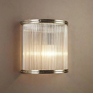 Ribbed Glass Wall Light | SALE