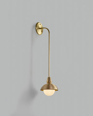 Ribbed Metal Shade Wall Light - Lighting Collective