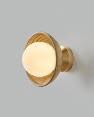 Ribbed Metal Shade Wall Sconce - Lighting Collective
