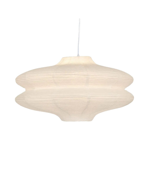 Ribbed Paper Pendant Shade Large | SALE