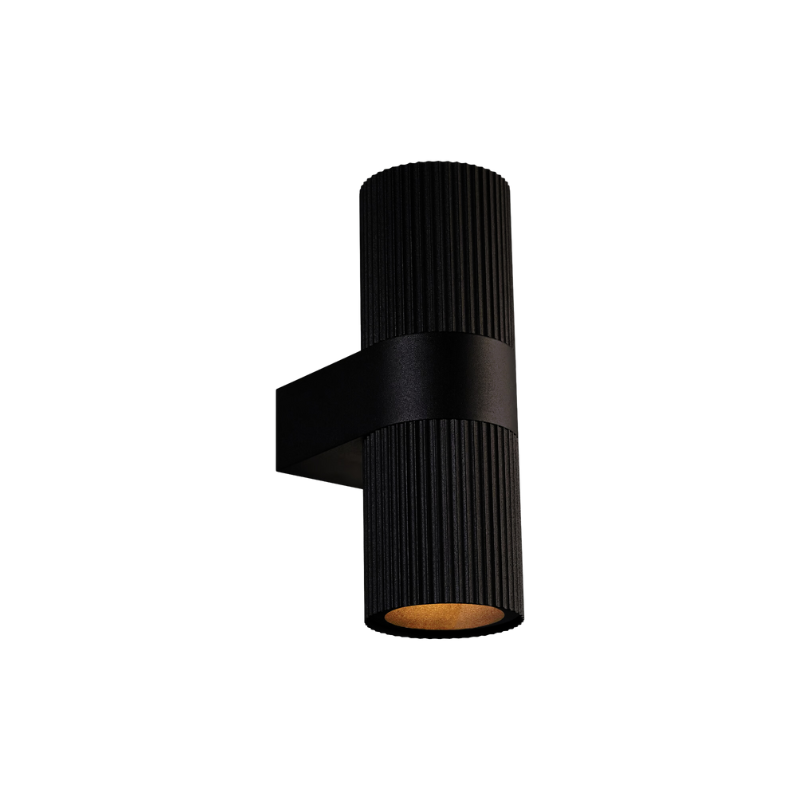 Ribbed Exterior Up & Down Wall Light – Lighting Collective