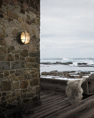 Round Sea Bunker Industrial Wall Light - Lighting Collective