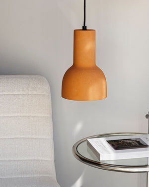 Rounded Cast Earth Pendant | Nongzao | Styled in a Minimalist Living Room