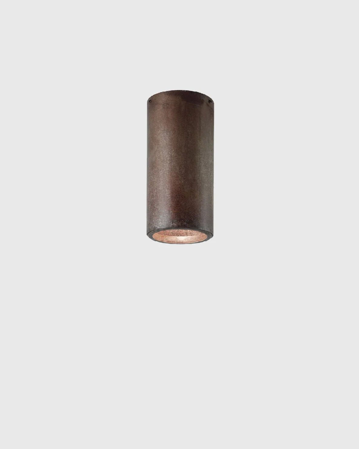 Rustic Surface Mounted Downlight | Small / Aged Brass | Lighting Collective
