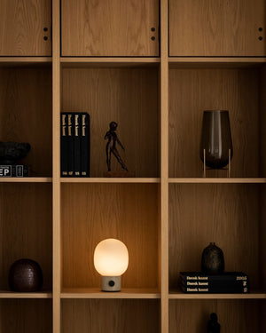 Scandinavian Portable Oval Table Lamp - Lighting Collective