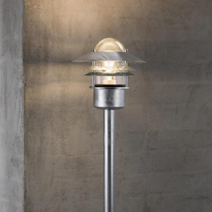 Scandinavian Style Bollard Light | Galvanised | Lighting Collective