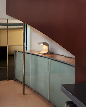Scroll Concrete Table Lamp | Borne Beton Petite-Lighting Collective