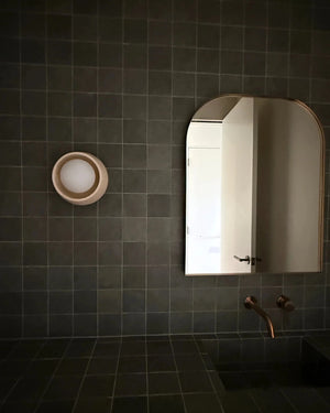 Sculptural Bowl Concrete Wall Sconce-Lighting Collective