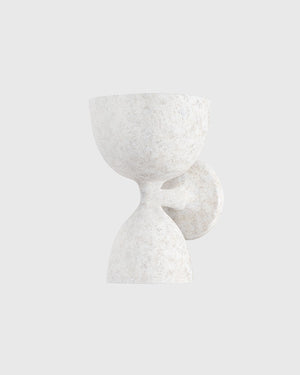 Sculptural Hourglass Wall Sconce