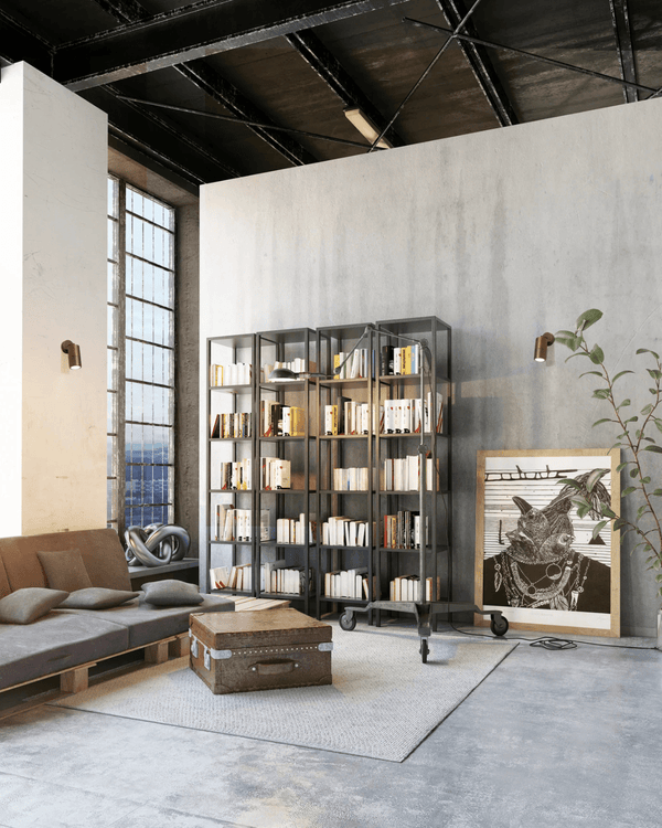 Single Adjustable Spot Light | Aged Brass